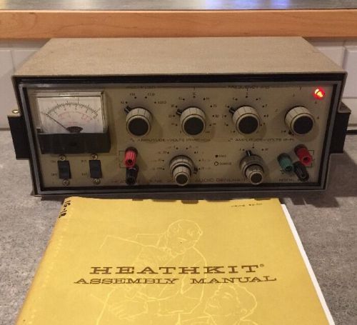 Heathkit IG-18 Sine-Square Audio Generator w/ Original Manual