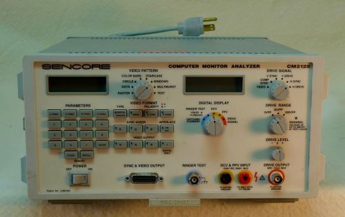 Sencore cm2125 test equipment - excellent shape