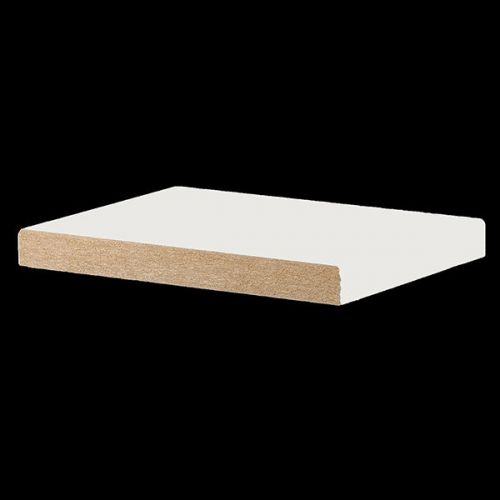 5-1/2&#034; ultra primed smooth mdf wood base molding moulding trim - 8ft pieces for sale