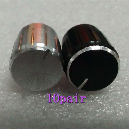 10 pair 15*17mm volume control rotary knobs knurled shaft potentiometer for sale