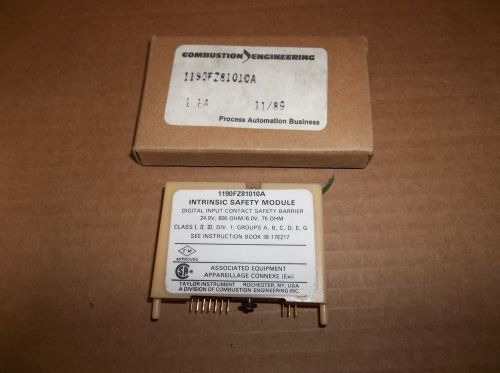 New Intrinsic Safety Module Digital Input Contact # 1190FZ81010A