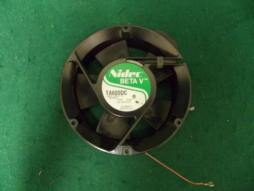 Nidec Beta V TA600DC Model A32510-42 P/N: 930619 48VDC .48A Fuse Protected Fan #