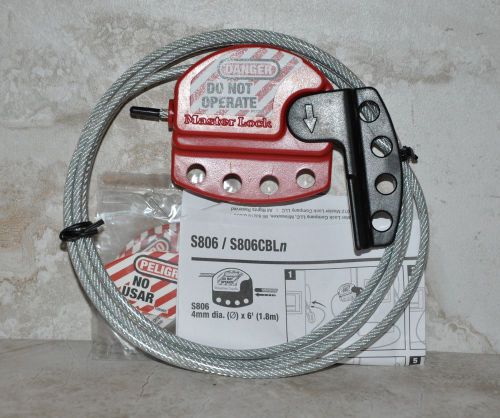 Master lock s806 adjustable cable lockout 6 ft. cable for sale