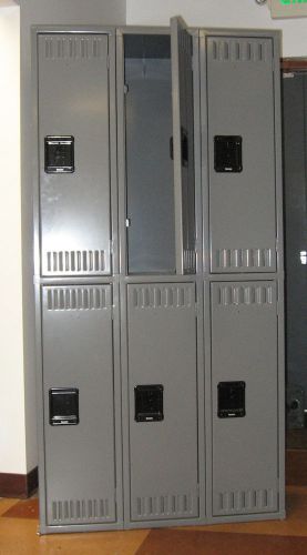 Tennsco Double Tier x 3 Wide Locker