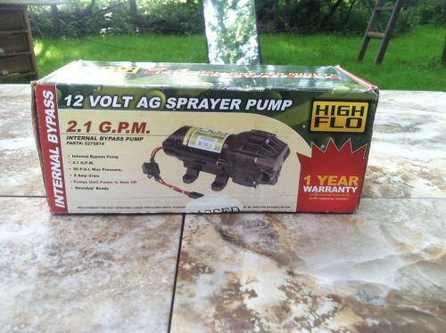 High Flo 12 Volt 2.1 GPM Gold Series AG Sprayer Pump Part 5275814 NEW