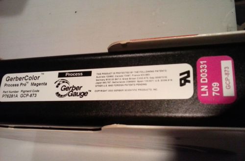 Gerber EDGE foil GerberColor cartridge ribbon PROCESS MAGENTA 17 Yds remaining