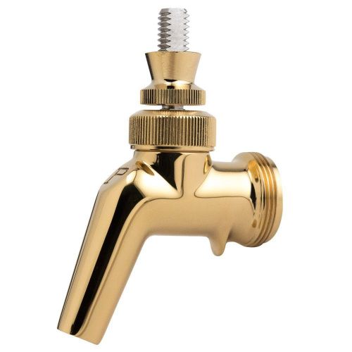 Perlick Perl 630SSTF Draft Beer Faucet - Tarnish Free Brass Finish - Kegerator