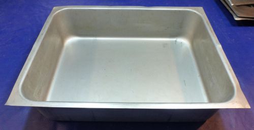 Stainless Steel 21&#034; x 16&#034; x 5&#034; Deep Pan drawer warmer bun roasting