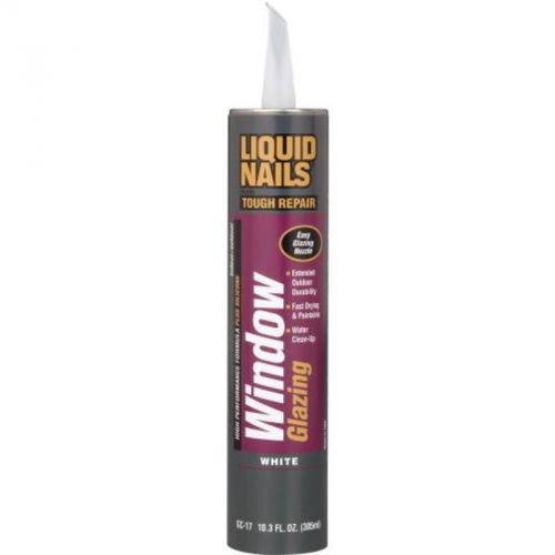 Liquid Nails Window Glazing 10.3 Oz Cartridge AKZO NOBEL Paint Sundries GC-17