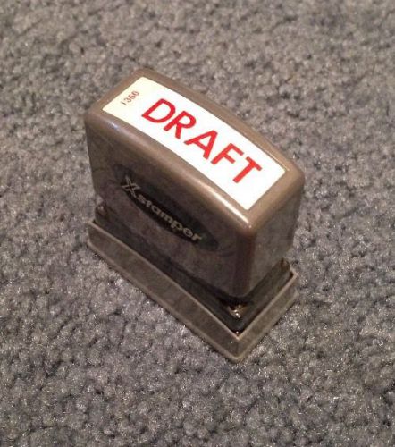 Draft xstamper self inking stamp- brand new for sale