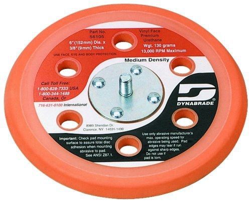 Dynabrade 56105 6-inch diameter vinyl-face 3/8-inch thick urethane medium for sale