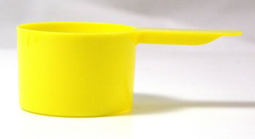 1 ounce (30ml) yellow plastic measure, pack of 25 measuring scoops for sale