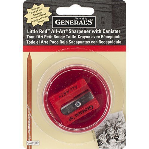 General Pencil Little Red All-Art Steel Blade Sharpener-