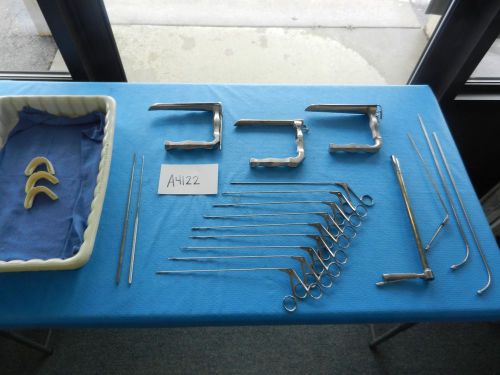 Pilling Surgical ENT Laryngeal Jako Kleinsasser &amp; Laryngoscope Instrument Set