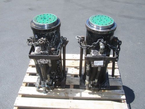 2 lot parker railroad hydraulic lifting jack 250 ton each 16.5&#034; cylinder stroke for sale