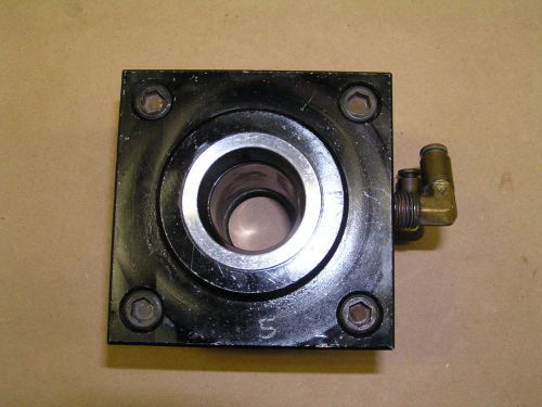 LEXAIR 5C COLLET AIR OPERATED CLAMPING FIXTURE BLOCK MODEL 65101 150 PSI RATED