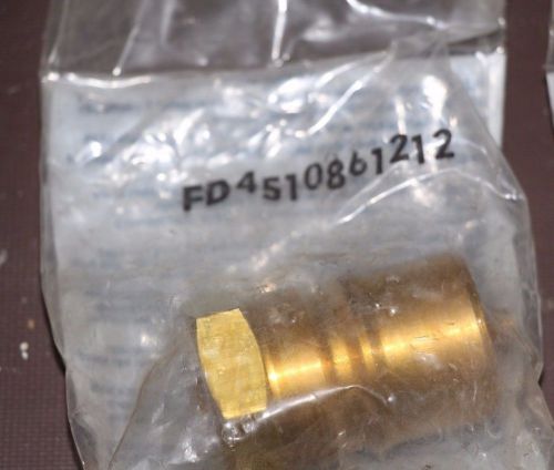 AEROQUIP QUICK DISCONNECT COUPLING MALE HALF FD45-1086-12-12 BRASS