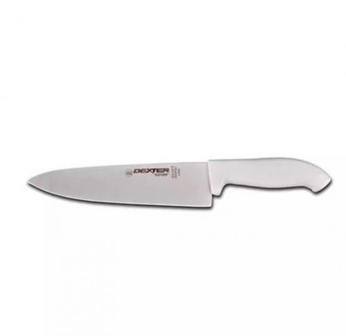 Dexter russell sg145-8pcp, 8-inch cook&#039;s knife with white sofgrip handle, nsf for sale