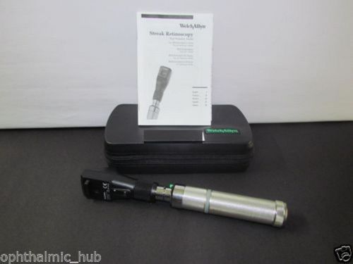 Welch Allyn 3.5v Streak Retinoscope with Dry Battery Handle in Zipper Case 18242