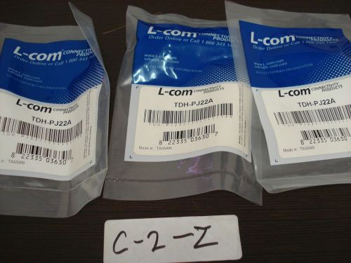 Lot of 3 L-COM TDH-PJ22A