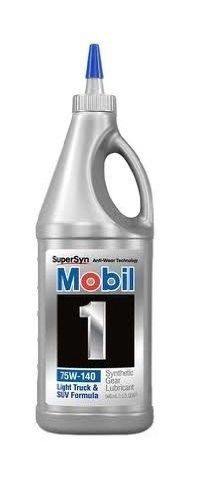 Mobil 1 102490 75W-140 Synthetic Gear Lube - 1 Quart 1 Quart (32 Ounces), New