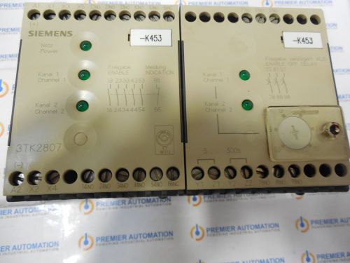 Siemens, p/n 3tk2807-0bb4, 5no+3no + 1nc,24vdc,6a/240v for sale