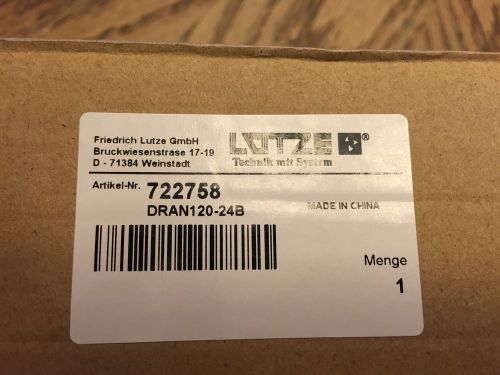 LUTZE, Power Supply, DRAIN120-24B, 722-758