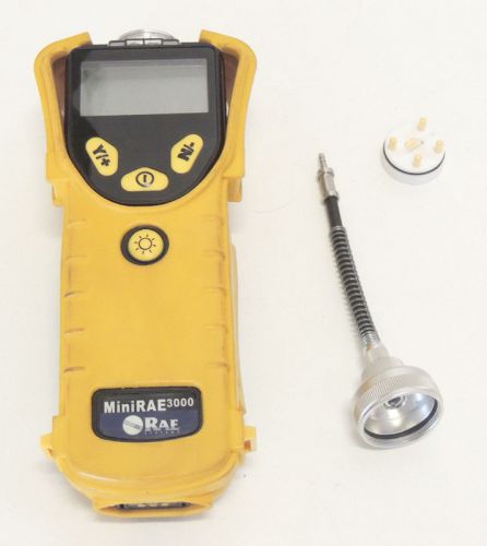 Rae pgm-7320 minirae 3000 voc monitor &amp; sensor &amp; flex-i-probe/ warranty for sale