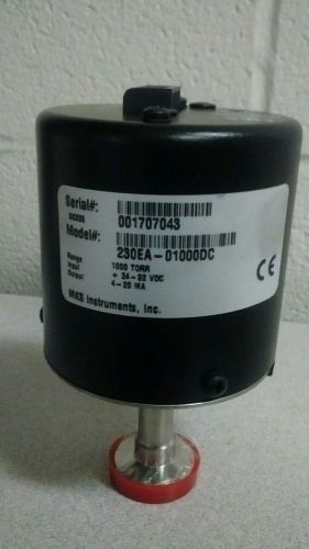 NEW MKS BARATRON PRESSURE TRANSMITTER TYPE 230  230EA-01000DC 1000 TORR     (A3)