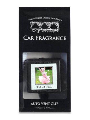 BridgeWater ~ Car Freshener Auto Vent Clip ~ Tickled Pink **NEW