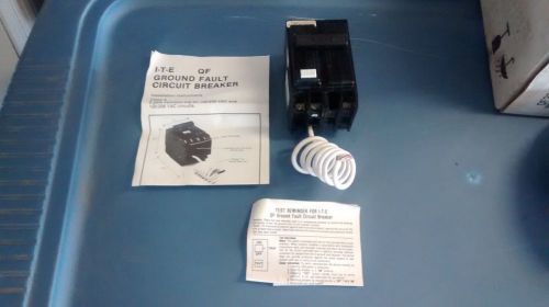 ITE SIEmens  BF120 2POLE 20 AMP BOLT ON GROUND FAULT NEW SURPLUS