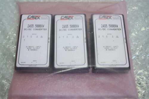 LOT OF 3 Calex DC-DC Converter 24S5. 5000XW 9-36VDC @ 5000mA