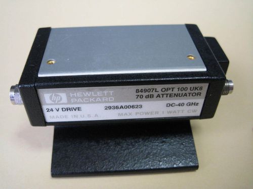 HP84907L  DC-40GHz  coaxial step attenuator 70dB Good!!