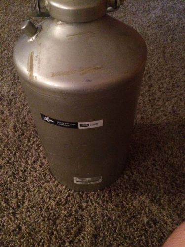 Linde Dewar Flask Liquid Nitrogen Container