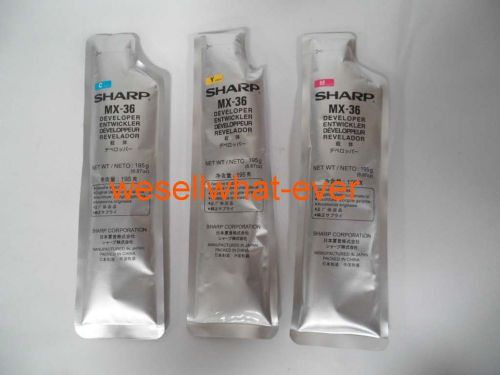 GENUINE SHARP MX-36NVSA COLOR SET DEVELOPER