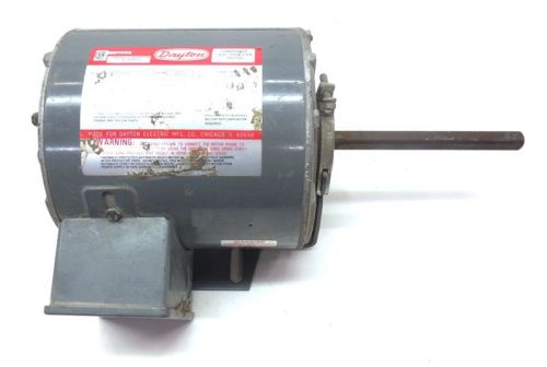 DAYTON CONDENSER FAN MOTOR 3M997A 1/2 HP 1075 RPM 208-230/460 VOLTS 2.8/1.4 AMP