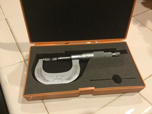 0-1&#034; MITUTOYO BLADE MICROMETER NO. 122-135