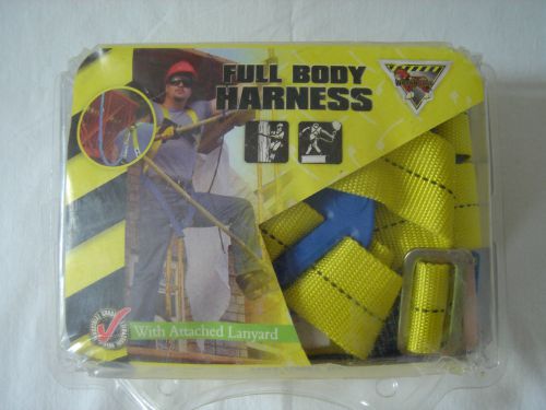 Mccordick full body harness with attached lanyard, new for sale