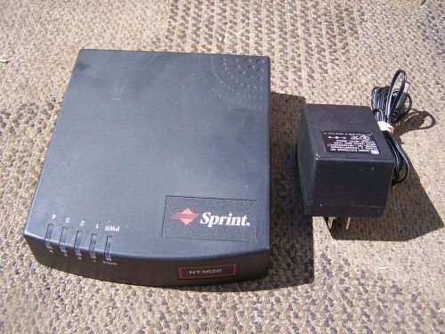 Sprint NT4620 ISDN Quad Triple NTI Telecom 512 KBPS RJ49C w/ Power Supply