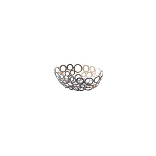 American Metalcraft WCW69 Silver 6 x 9&#034; Oval Metal Go-Go Basket