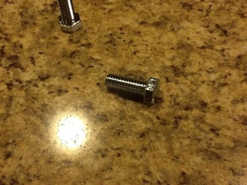 6 - grade 2 hex cap screw bolt 3/8-16 x 1 1/4&#034; for sale