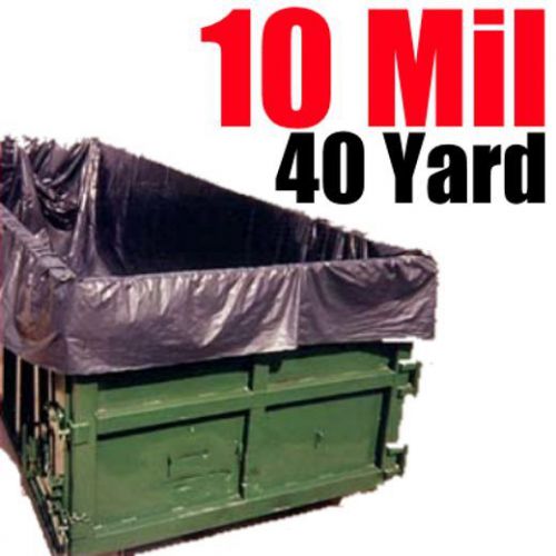 10 mil 40 yard roll off dumpster liner for sale