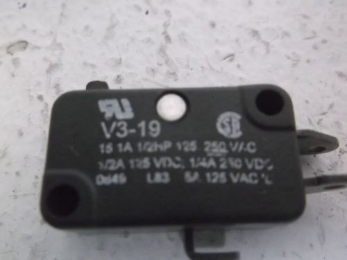 HONEYWELL V3-19 SNAP ACTION BASIC SWITCH *USED*