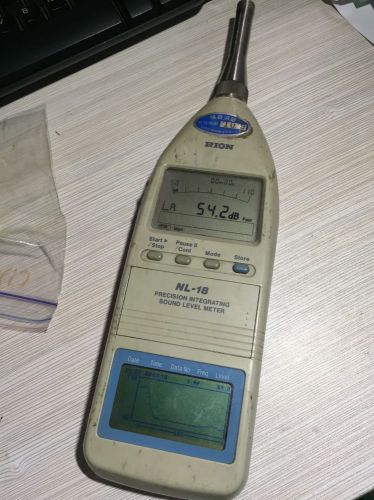 RION NL-18 Professional Precision Sound Level Meter 12500HZ 130dB W/ UC-53A MIC