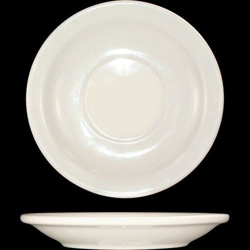 36 Valencia Saucer 5 1/2&#034; American White - 3 DOZ