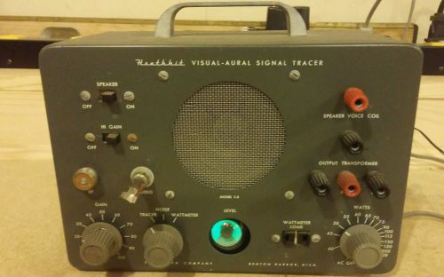 Heathkit t-3 visual-aural vintage tube signal tracer lot t for sale