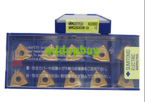 10PCS/BOX SUMITOMO  Carbide Inserts WNMG080404N-UX AC2000 NEW In Box