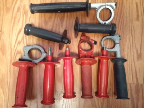 Milwaukee Tool Dewalt B&amp;D AEG  drill rotary demo hammer side handle lot of 9 pcs