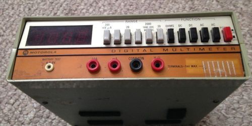 Motorola R 1001 A Digital Multimeter