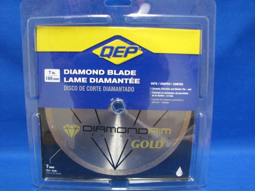 QEP 6-7003Q Continuous Rim Diamond Blade, 7-Inch Diameter, 5/8-Inch Arbor, Wet C